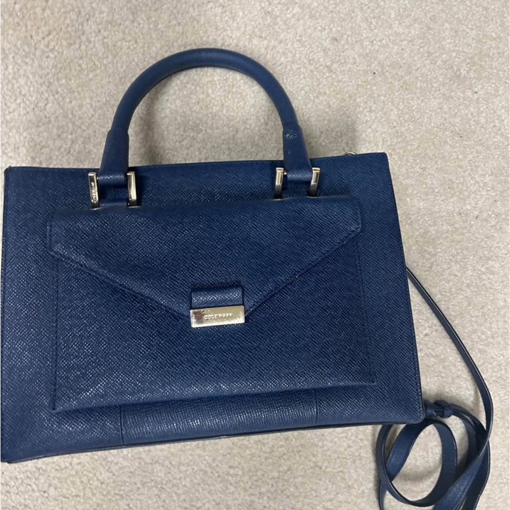 Cole Haan Navy Satchel